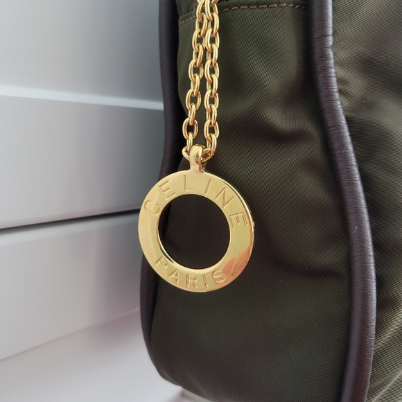 CELINE Nylon & Leather tote - Picture 2 of 9